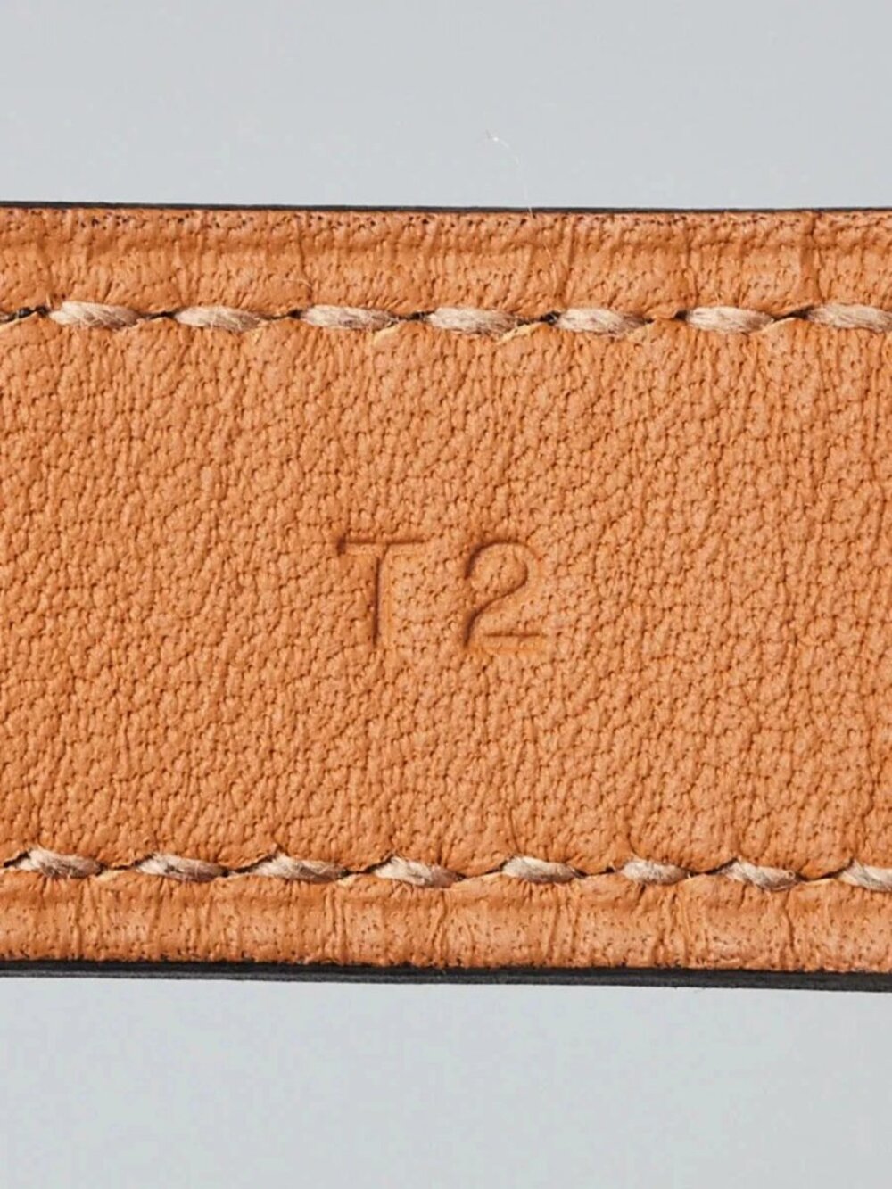 Hermes Black Box Leather Gold Plated Drag Double Tour Bracelet Size T2 - Picture 7 of 8